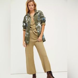 Free people Hailee Sweater Set in Sage / Rosemary Green color